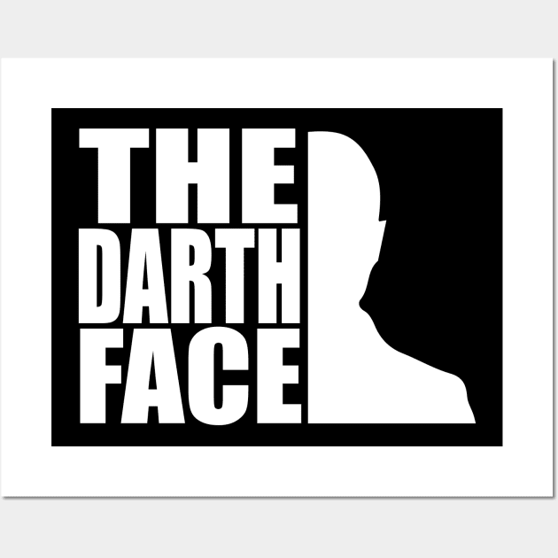 The Darth face tee design birthday gift graphic Wall Art by TeeSeller07